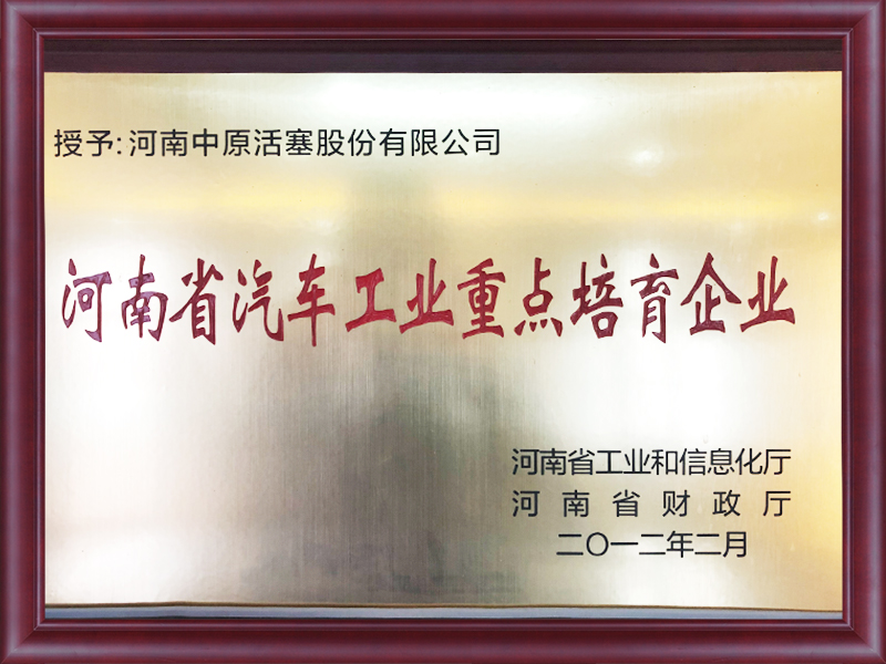 河南省汽车工业重点培育企业
